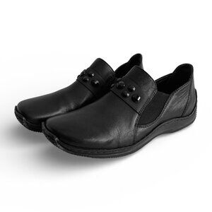 Rieker Antistress Leather Slip On Loafer Shoes Sz 8